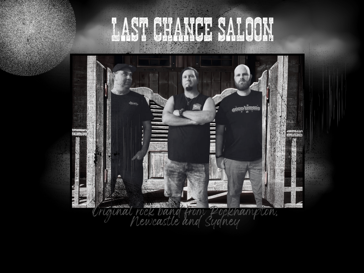 Last Chance Saloon band members - Kier Torpy, Dean Netherwood, and Zac Whelohan