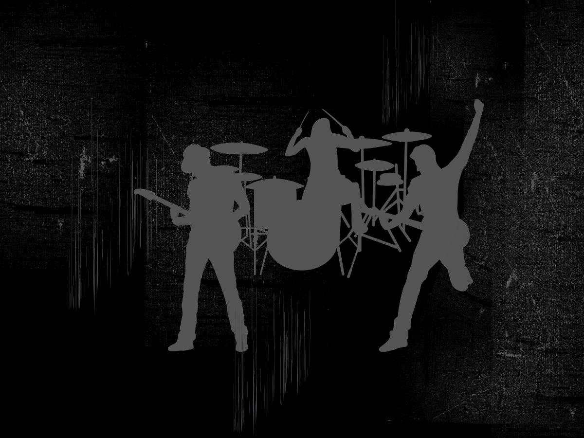 Last Chance Saloon performing live silhoutte