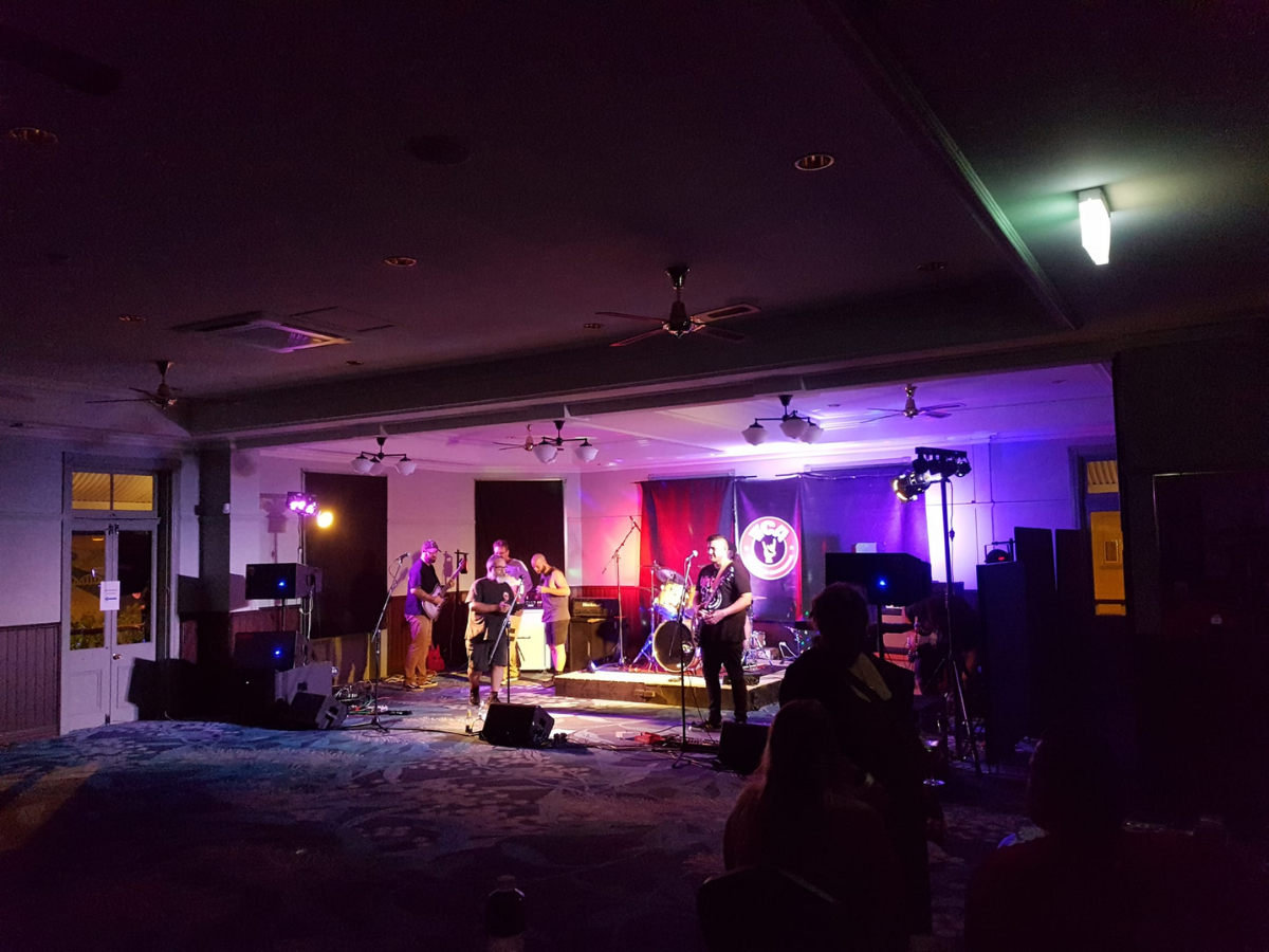 Last Chance Saloon performing